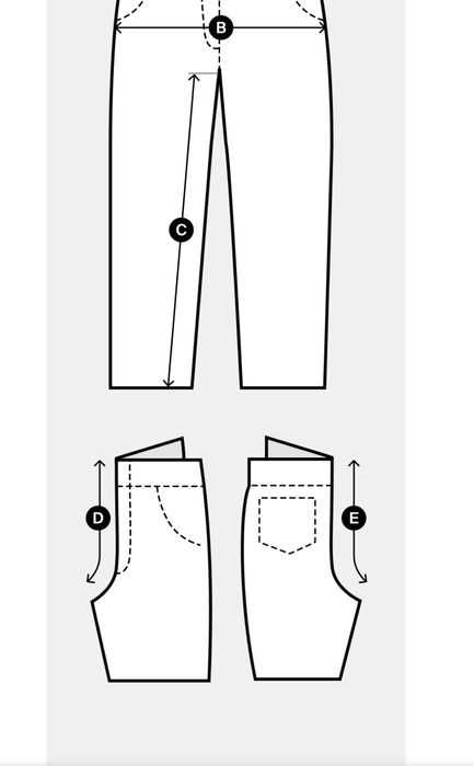 Панталон с високо съдържание на лен