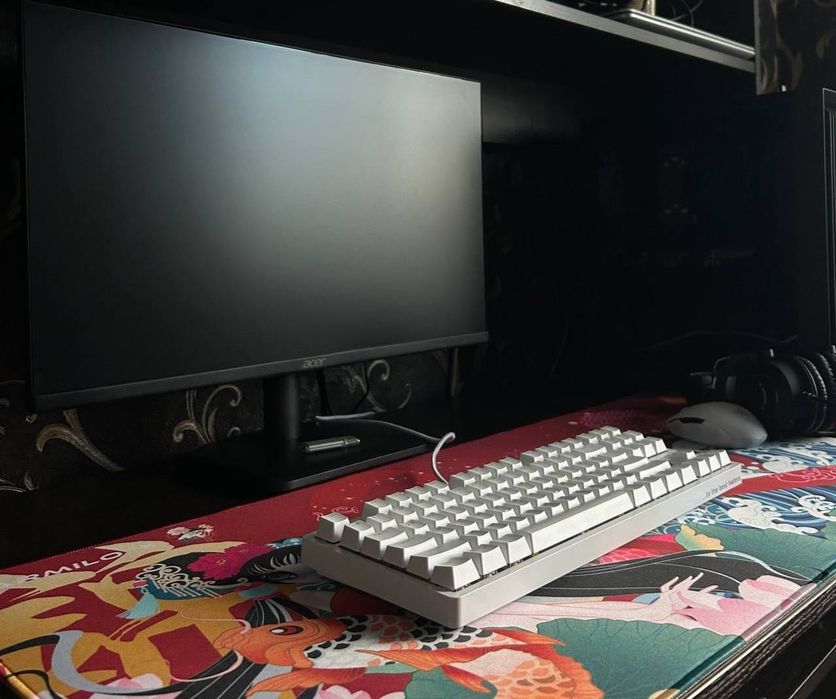 Tastatură cu fir Hator Rockfall 2 Mecha TKL USB albă