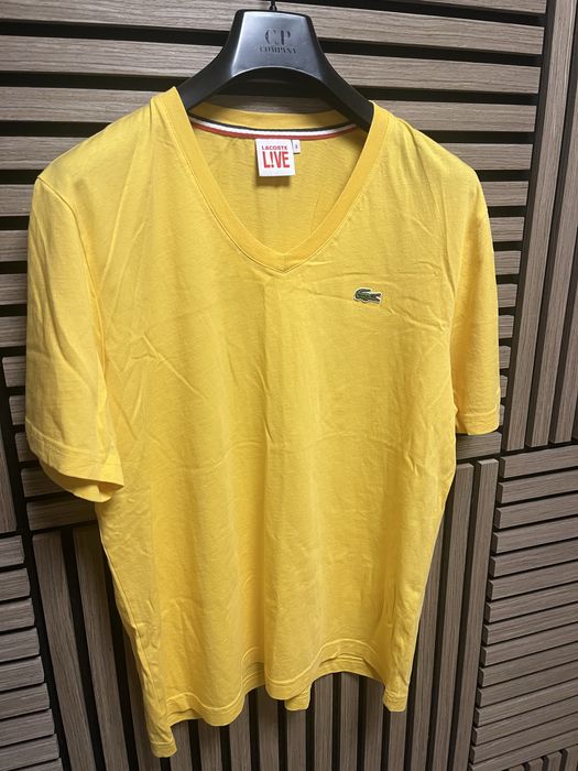 LACOSTE  LiVE - V-Neck Crew - Нова размер Л / Оригинал