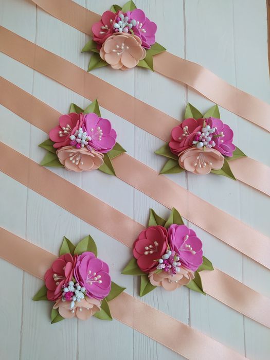 Свадебные бутоньерки