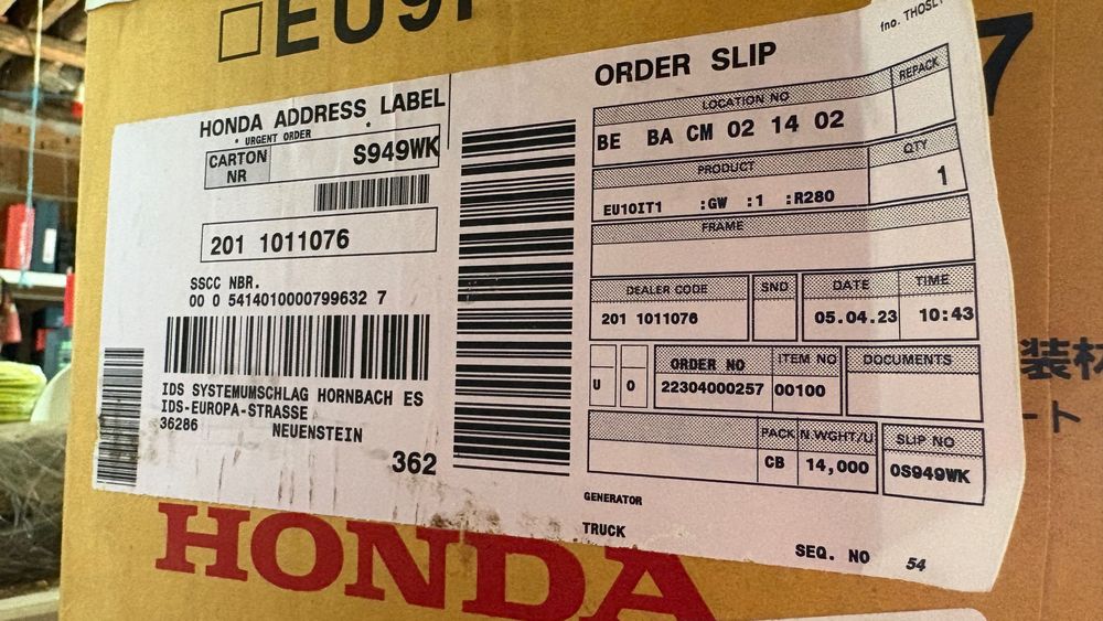 Honda Generator EU10i /. EU 22i инверторен генератор