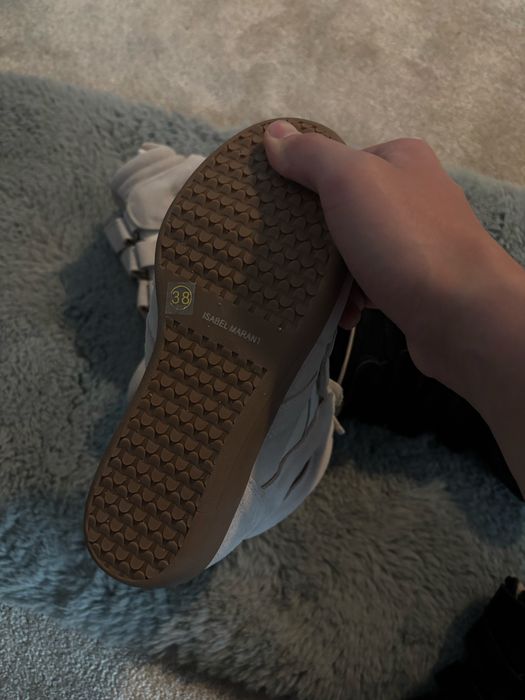 Isabel Marant Beckett High Top Wedge Sneaker