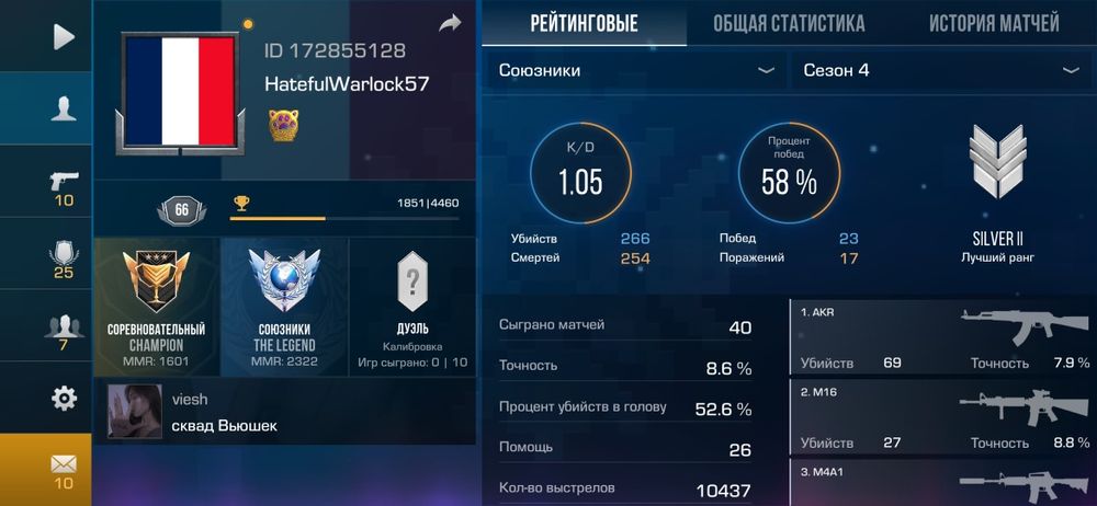 Продаётся аккаунт в Standoff 2