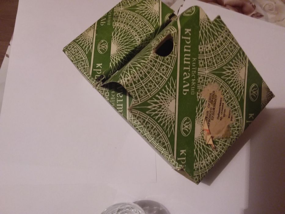 Хрустальные советские рюмки