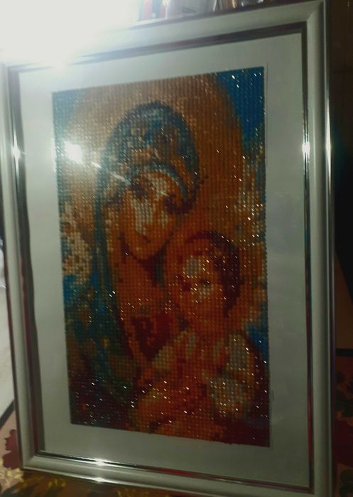 Pictura cu diamante lucrata manual 2 pe 30