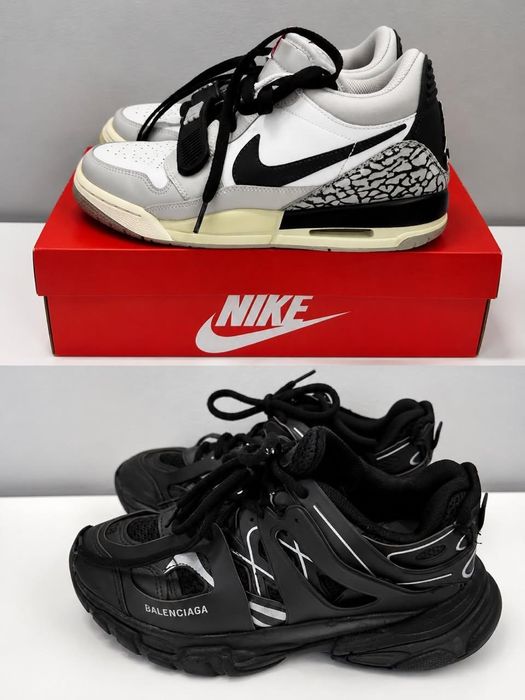 Balenciaga track triple black/Jordan legacy