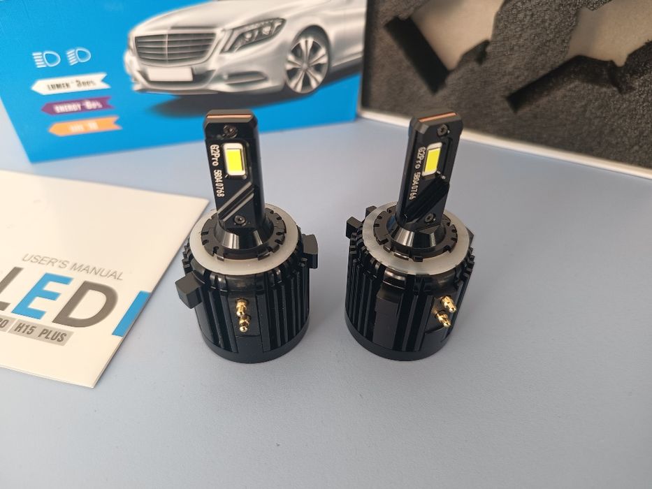 Лед крушки H15 LED, 24000LM 200W ТОП ЦЕНА