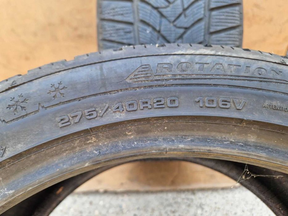 2 Dunlop R20 275/40 Зимни гуми  DOT2819