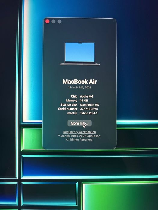 MacBook air 13 16gb RAM