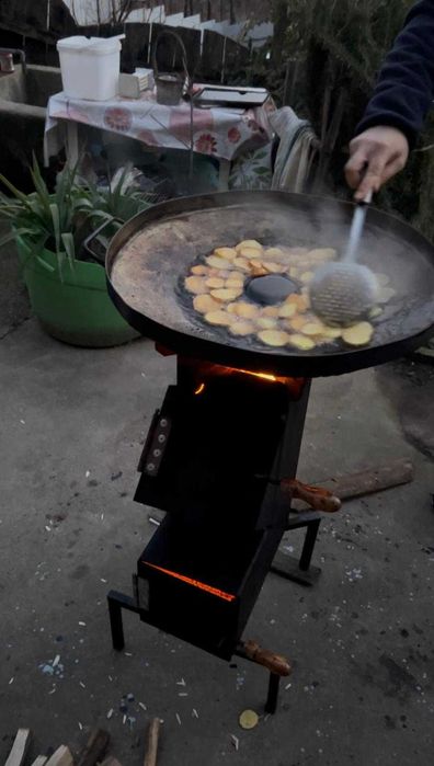 Sobă rachetă de înaltă calitate  – 150x150x5mm și 120x120x5mm