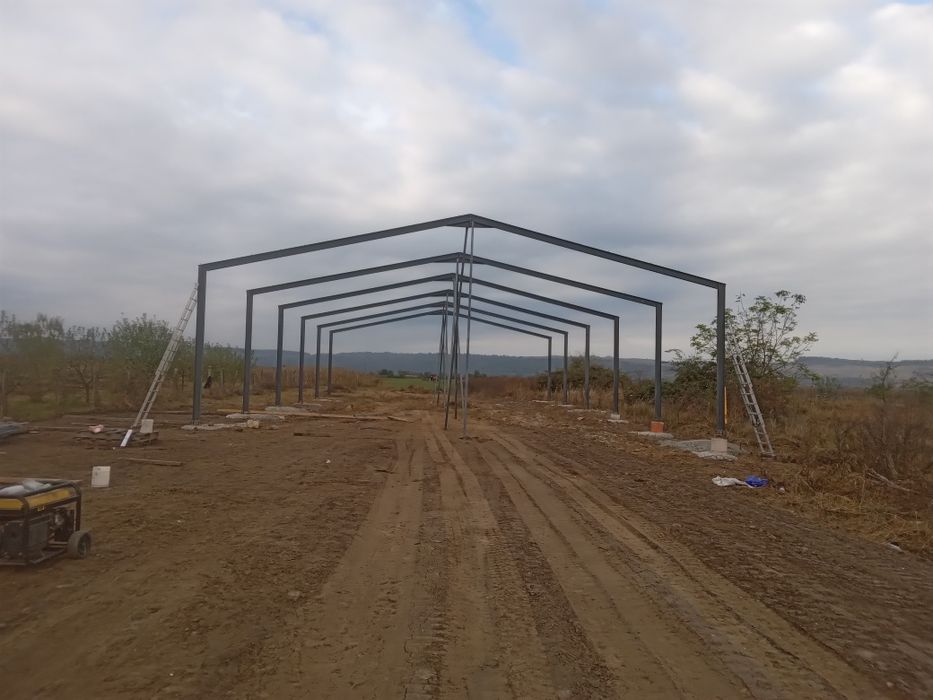 Vând hale metalice din profil ipe de toate marimele