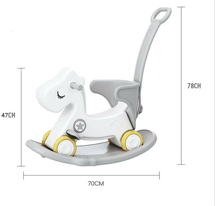 Деткая лошадка-толокар 3в1