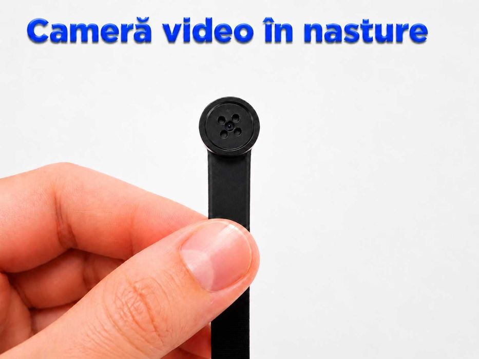 Camera Video in Nasture cu Casca de Copiat Fara Telefon - Casti Copiat