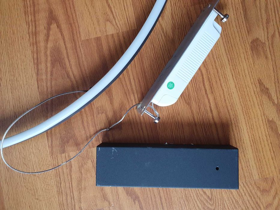 Lustra moderna neagra LED, ORACLE SLIM SP, Ideal Lux