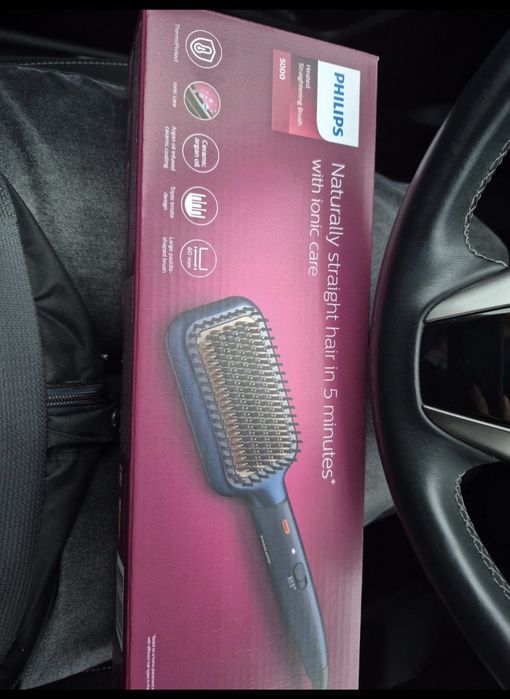 Perie de indreptat parul Philips 5000