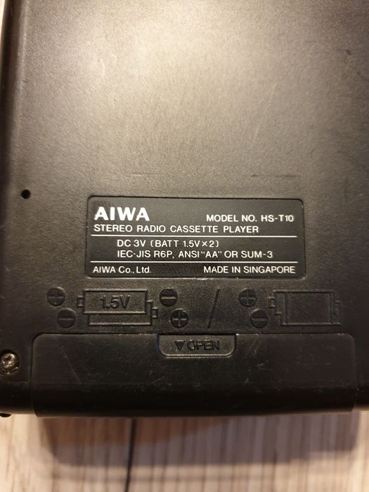 Vand Radiocasetofon Walkman Aiwa  HS-T10