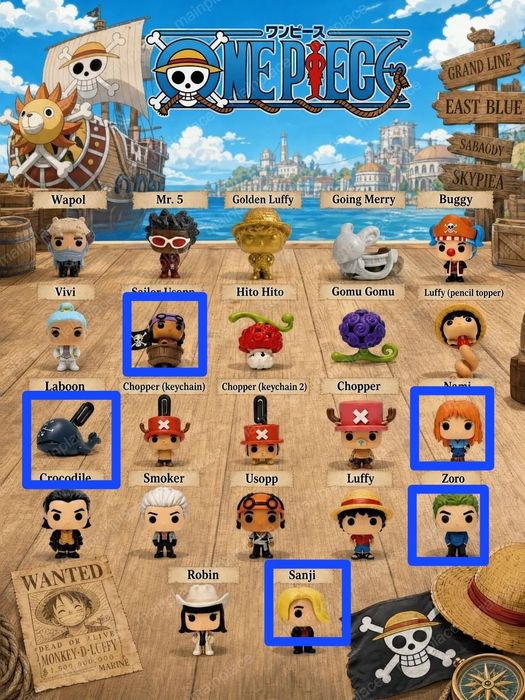 Kinder joy One Piece фигурки