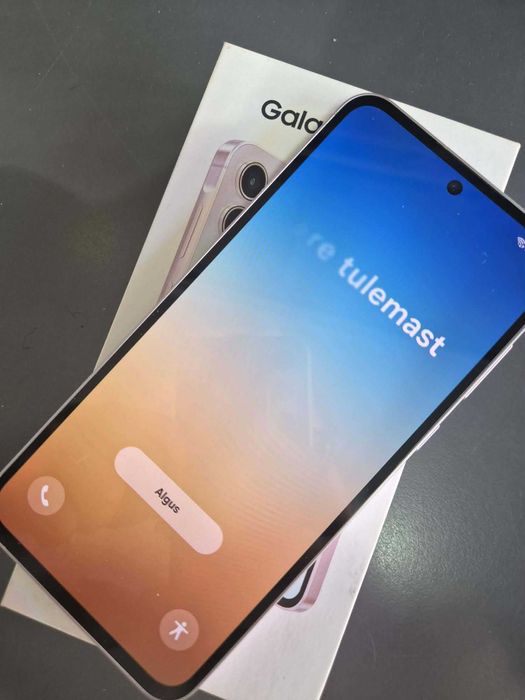 Samsung A55 8/128GB- бял/ розов