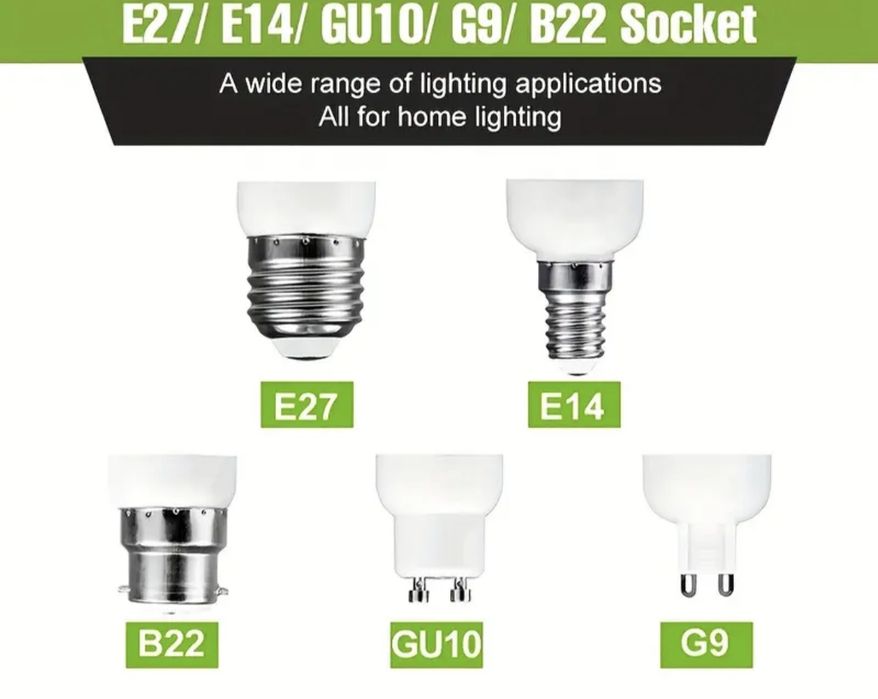 Лед крушка, лампа GU10, 72 диода, топло бяло