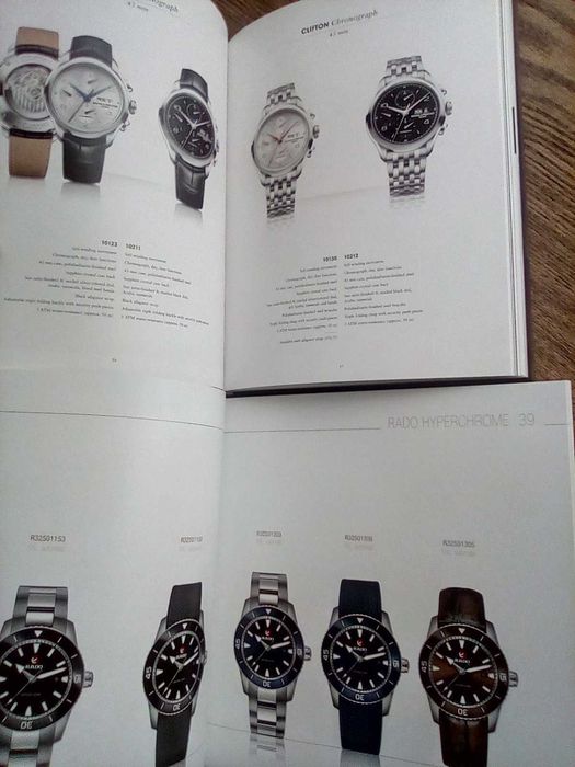 Каталози на луксозни часовници RADO , Baume & Mercier