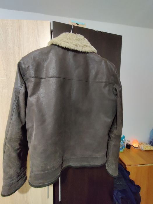 Geacă piele îmblănită Clock house