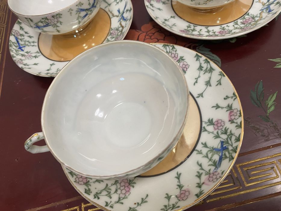 Винтидж японски порцеланов сервиз за чай с маркировка Dai Nippon Japan