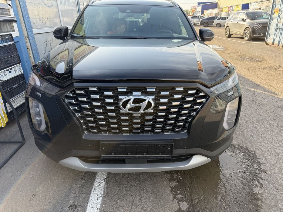 Дефлектор капота (мухобойка) Hyundai Palisade с 2019 по 2025