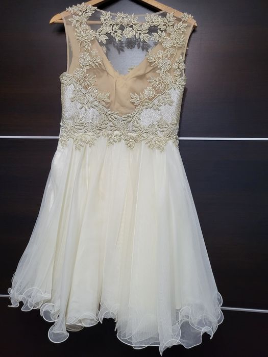 Rochie de ocazie crem