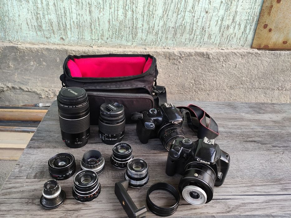 Фотоаппарат Canon 1100 и Canon 450