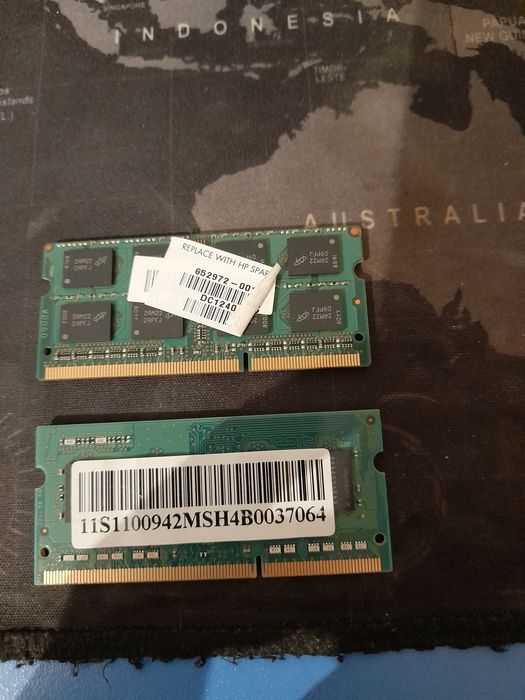 8GB DDR3 1600MHZ Micron/Samsung 2X4GB