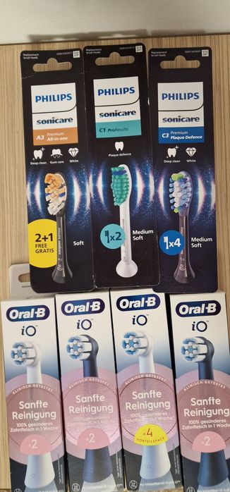 Rezerve periuța dinți oral B iO cu 2 capete si 4 capete