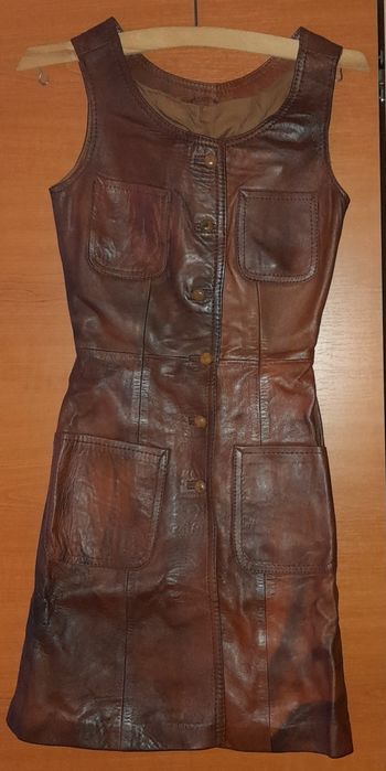 Sarafan piele naturala