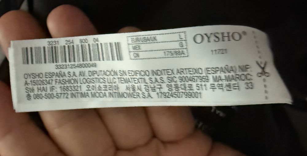 Salopetă sport modelatoare Oysho Compressive cu fermoar – Mărimea L (se potrivește M)