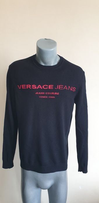 Versace Jeans Couture Cotton Knit / M ОРИГИНАЛ! Мъжки Памучен Пуловер!