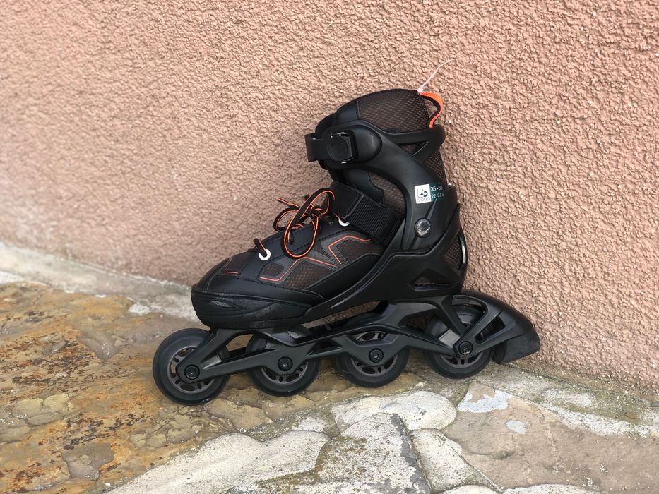 ПРОМОЦИЯ Ролери размер 35-38 Оксело Декатлон Момчешки Черни