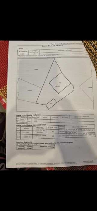 Vand teren ultra central cu casa ce necesita renovari