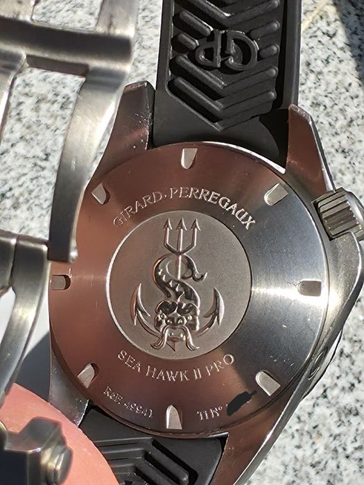 Girard Perregaux Sea Hawk II Pro 3000M manufacture cutie si acte