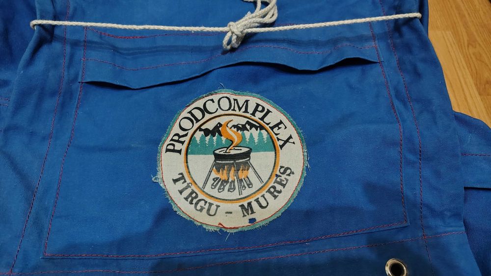 Rucsac vintage cu cadru metalic