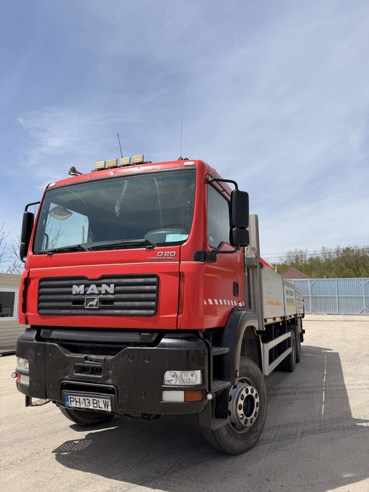 Man TGA + brat macara