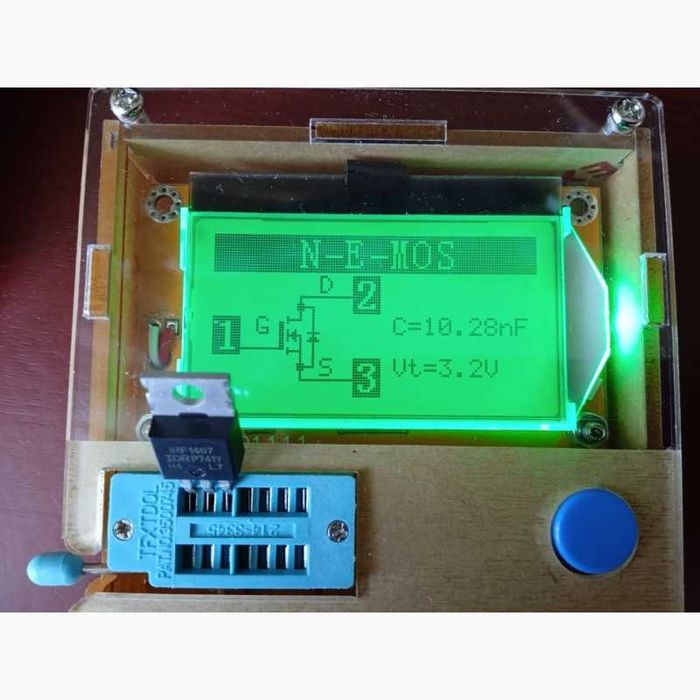 Тестер LCR-T4 английская прошивка RLC, ESR-метр