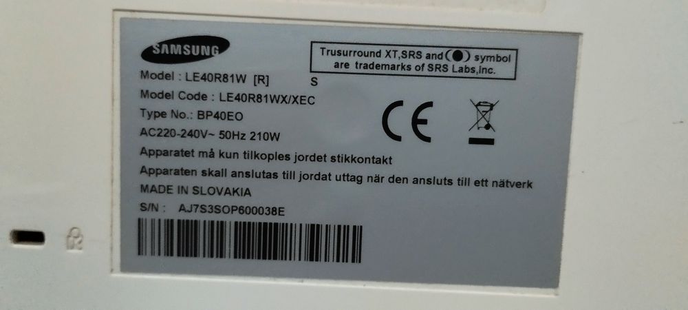 Телевизор   samsung- 102см.