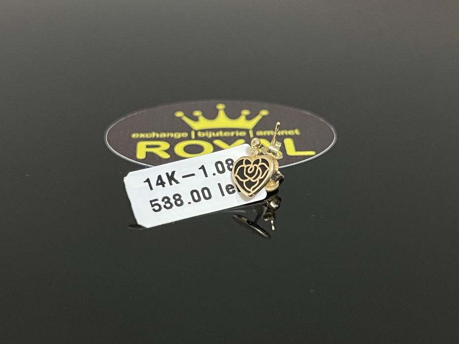 Bijuteria Royal CB : Cercei copil aur 14K 1,08 grame