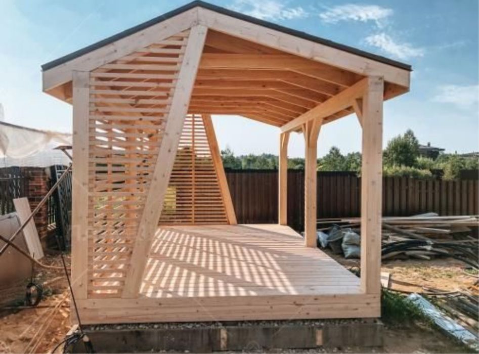 Terase si foisoare din lemn tratat si uscat