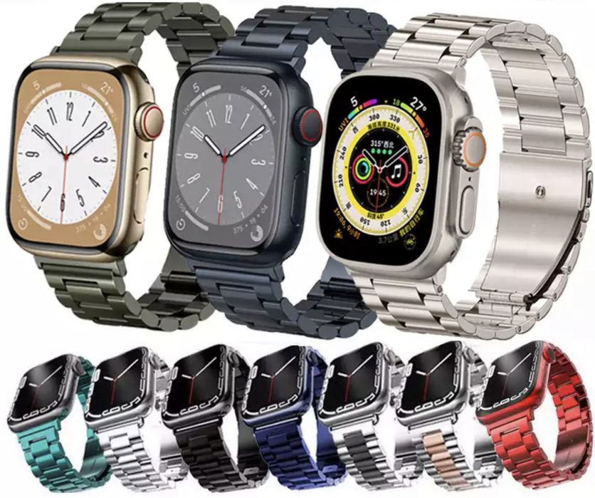 Curea Metalica Ceas Apple Orice Serie ULTRA Husa Folie Silicon