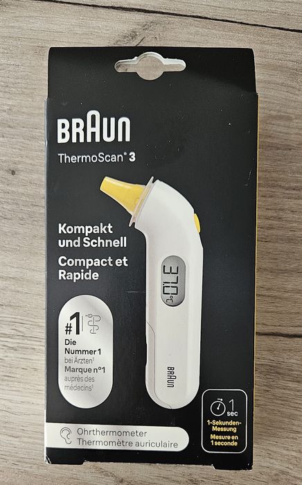 Термометър за уши Braun ThermoScan 3