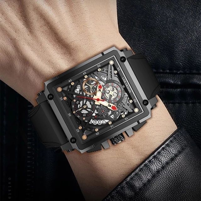 Ceas de lux LIGE 8935D,negru,sigilat