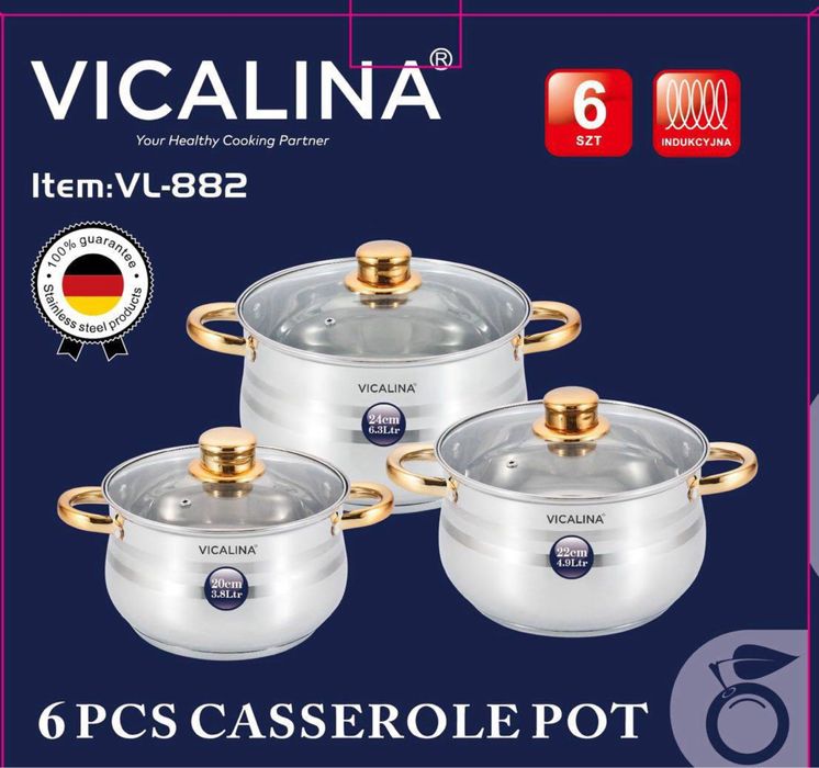 Кастрюля, Набор кастрюля, VICALINA