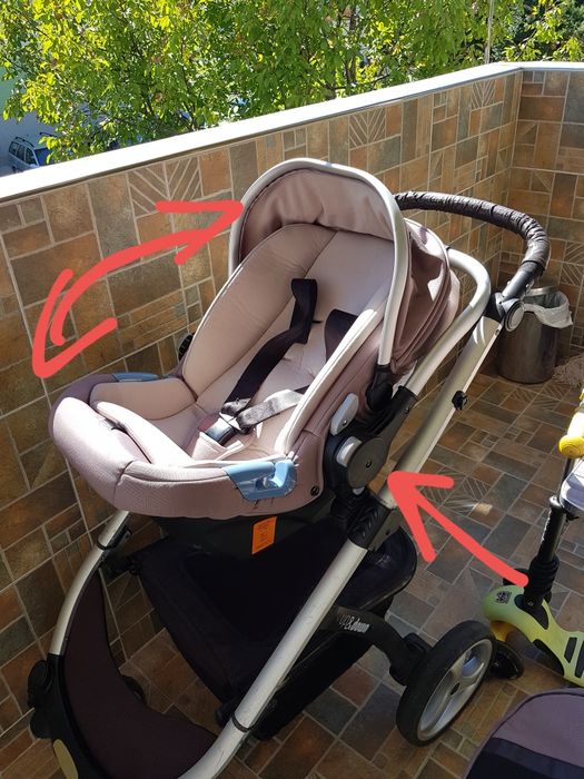 Chipolino 3 в 1 комбинирана , плюс столче за кола...