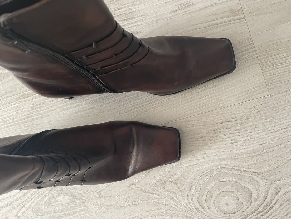 Естествена кожа боти 38Н