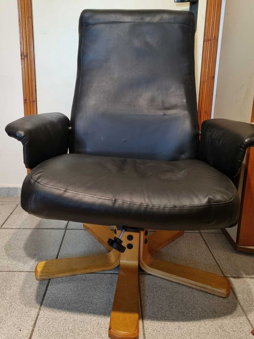 Кресло релакс изкуствена кожа